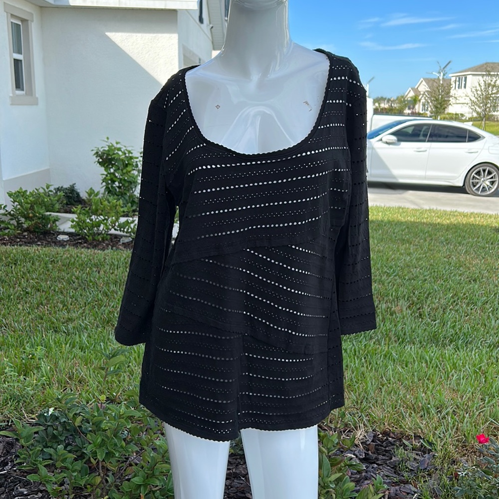 MAX EDITION SHIRT TOP BLOUSE SIZE L MSRP $68.00 NWT